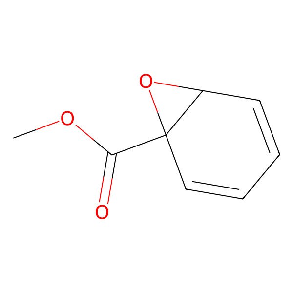 2D Structure of Methyl 7-oxabicyclo[4.1.0]hepta-2,4-diene-1-carboxylate