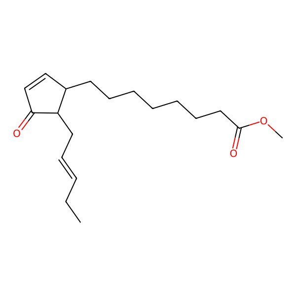 2D Structure of methyl 8-[(1R,5S)-4-oxo-5-[(Z)-pent-2-enyl]cyclopent-2-en-1-yl]octanoate