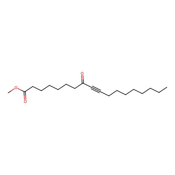 2D Structure of Methyl 8-oxooctadec-9-ynoate