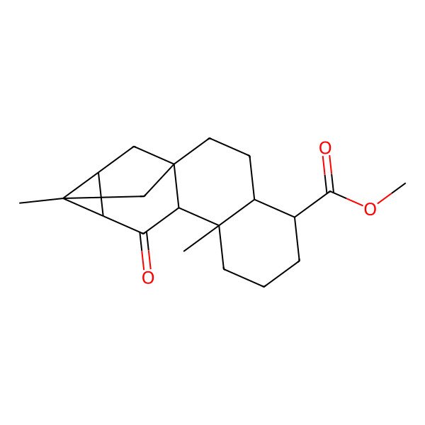 2D Structure of Methyl 9,13-dimethyl-11-oxopentacyclo[11.2.1.01,10.04,9.012,14]hexadecane-5-carboxylate