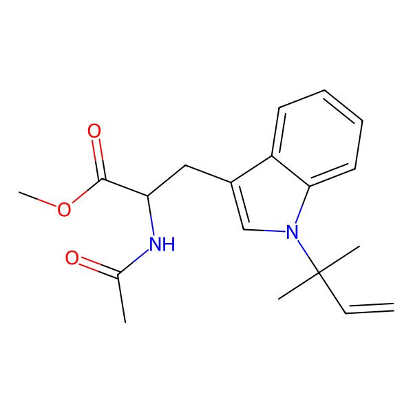2D Structure of Methyl-ac-r-N-DMAT