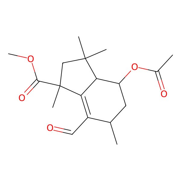 2D Structure of Methyl acetyl botryenaloate
