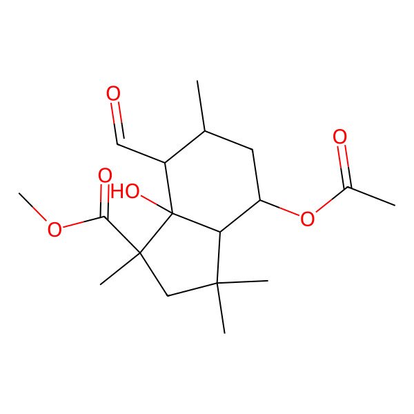 2D Structure of Methyl acetylbotryaloate