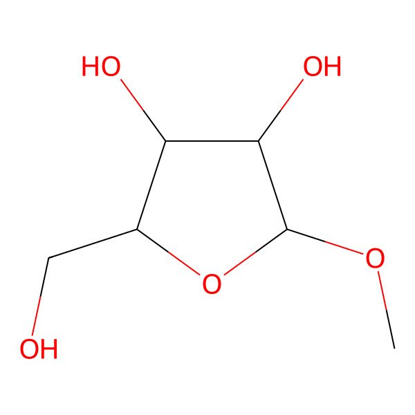 2D Structure of Methyl alpha-L-arabinofuranoside 2D Structure of Methyl alpha-L-arabinofuranoside