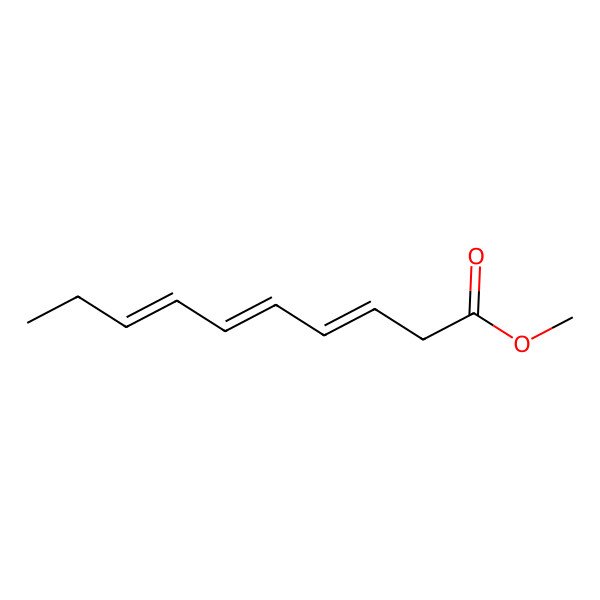 2D Structure of Methyl deca-3,5,7-trienoate