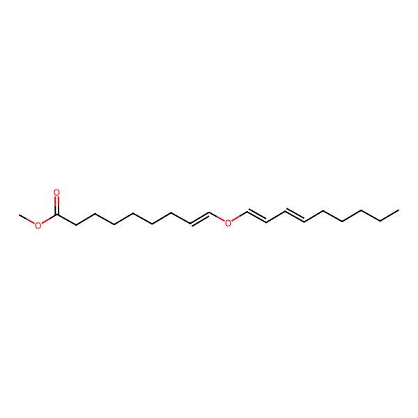 2D Structure of methyl (E)-9-[(1E,3Z)-nona-1,3-dienoxy]non-8-enoate