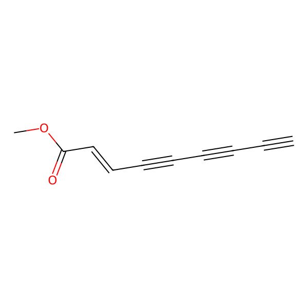 2D Structure of methyl (E)-non-2-en-4,6,8-triynoate