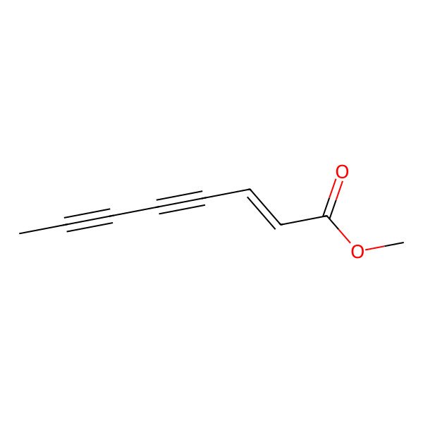 2D Structure of methyl (E)-oct-2-en-4,6-diynoate