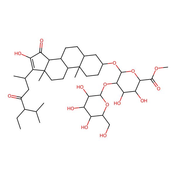2D Structure of Methyl Ester Pandaroside A