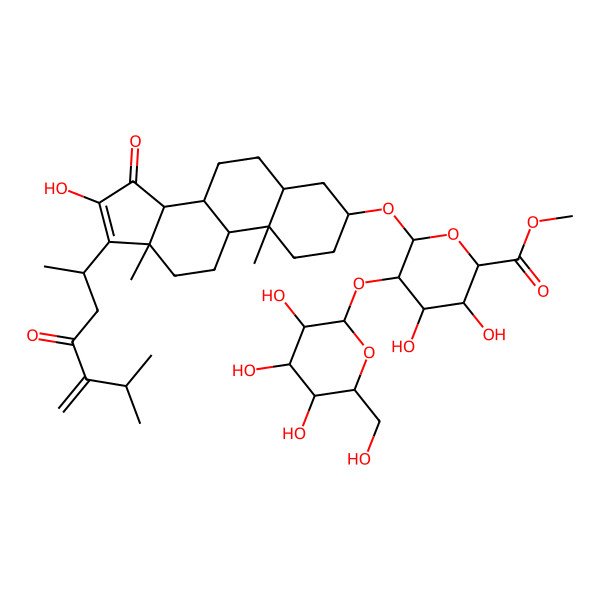 2D Structure of Methyl Ester Pandaroside J