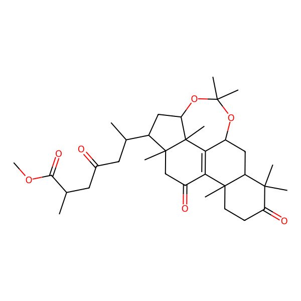 2D Structure of Methyl Ganoderate A Acetonide