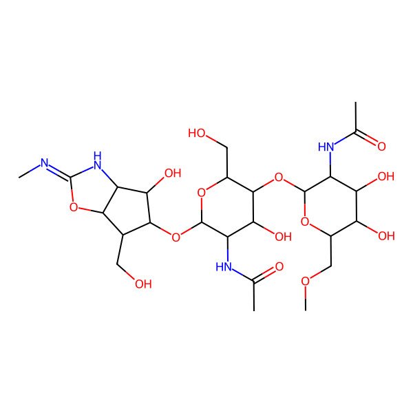 2D Structure of Methyl-N-demethyl-allosamidin