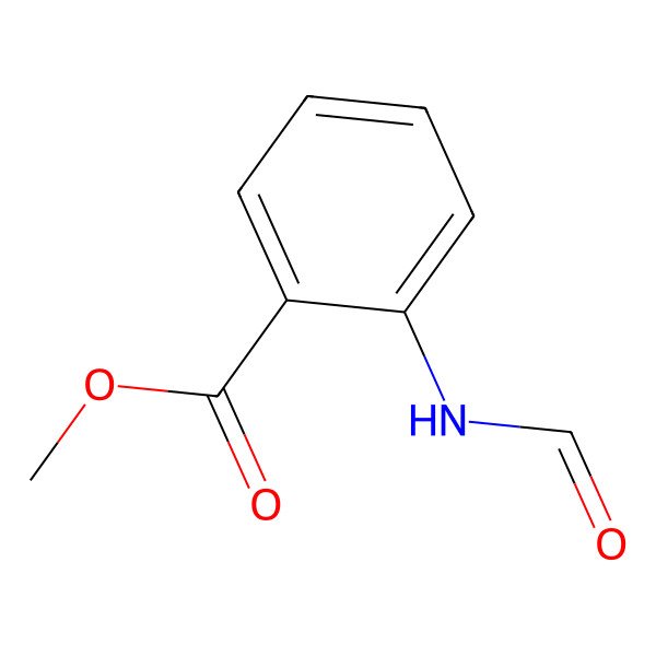 2D Structure of Methyl n-formylanthranilate