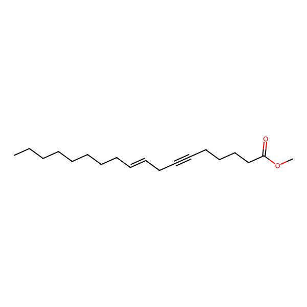 2D Structure of Methyl octadec-9-en-6-ynoate