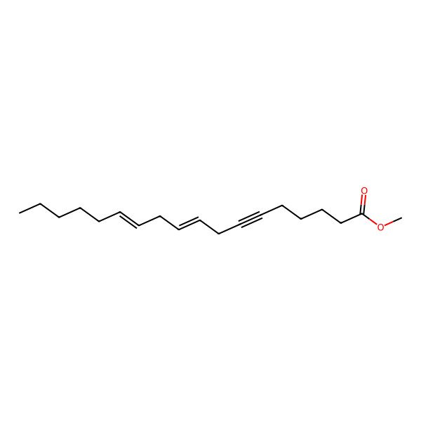 2D Structure of Methyl octadeca-9,12-dien-6-ynoate