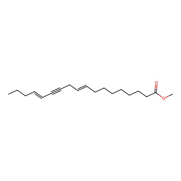 2D Structure of Methyl octadeca-9,14-dien-12-ynoate
