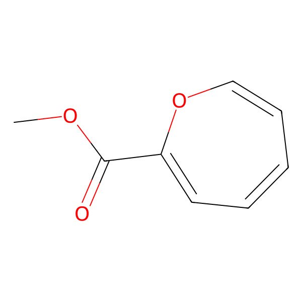 2D Structure of Methyl oxepine-2-carboxylate
