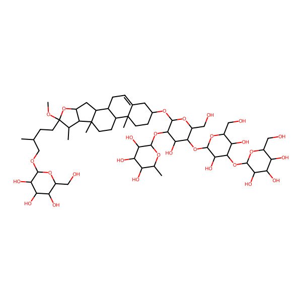 2D Structure of Methyl parvifloside