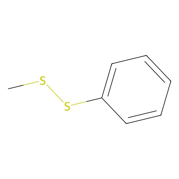 2D Structure of Methyl phenyl disulfide 2D Structure of Methyl phenyl disulfide