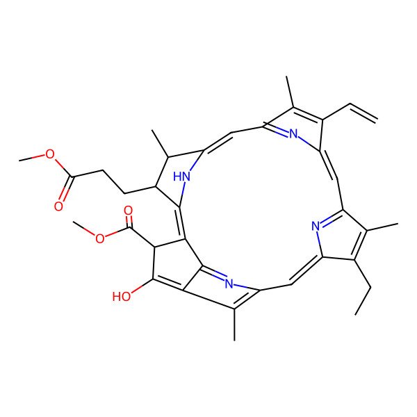 2D Structure of Methyl pheophorbide a