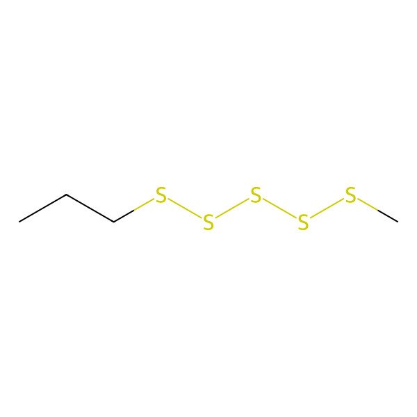 2D Structure of Methyl propyl pentasulfide