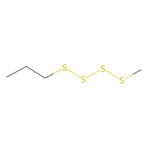 2D Structure of Methyl propyl tetrasulphide