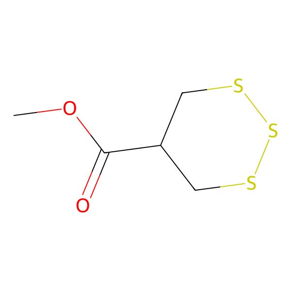 2D Structure of Methyl trithiane-5-carboxylate