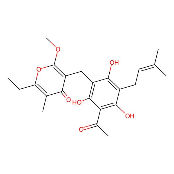 2D Structure of Methylarzanol 2D Structure of Methylarzanol