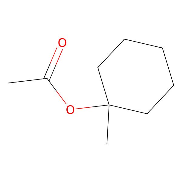 2D Structure of Cyclohexanol, methyl-, 1-acetate
