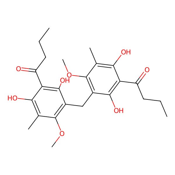 2D Structure of Methylenebis(aspidinol)