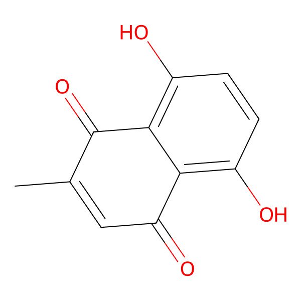 2D Structure of Methylnaphthazarin 2D Structure of Methylnaphthazarin