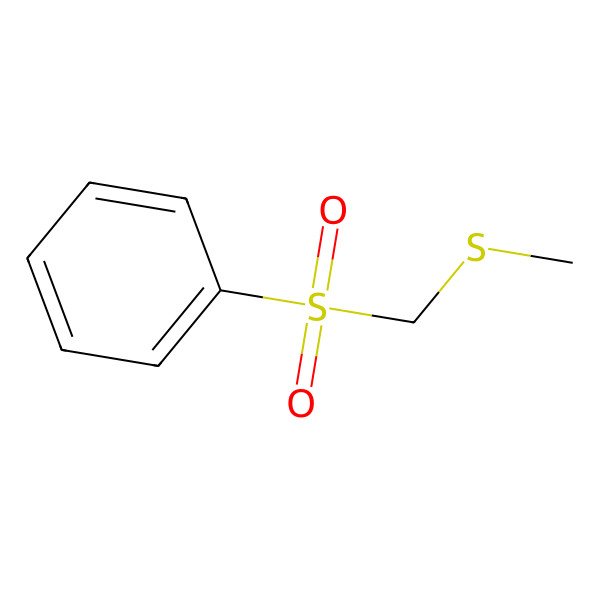 2D Structure of Methylthiomethyl phenyl sulfone