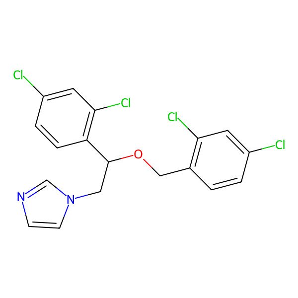 2D Structure of Miconazole