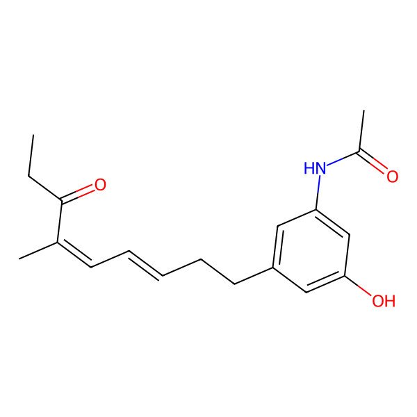 2D Structure of Microansamycin I
