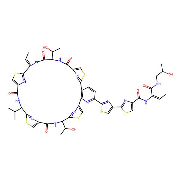 2D Structure of Micrococcin