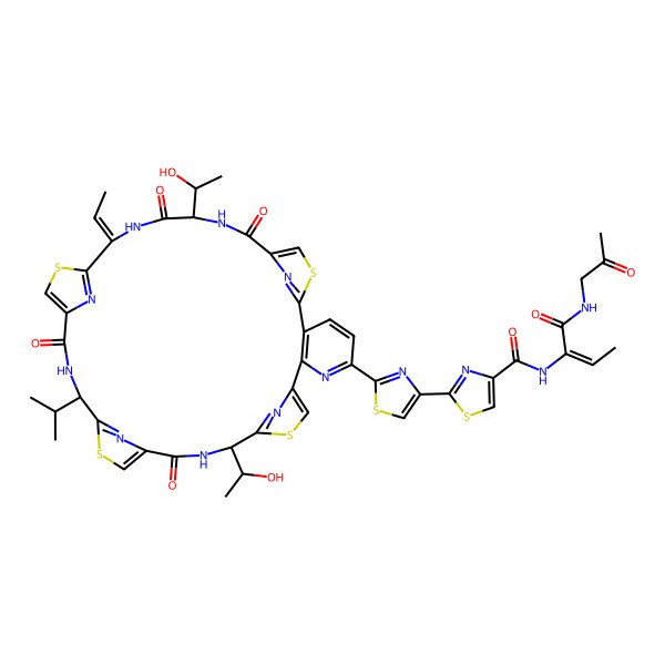 2D Structure of Micrococcin P2