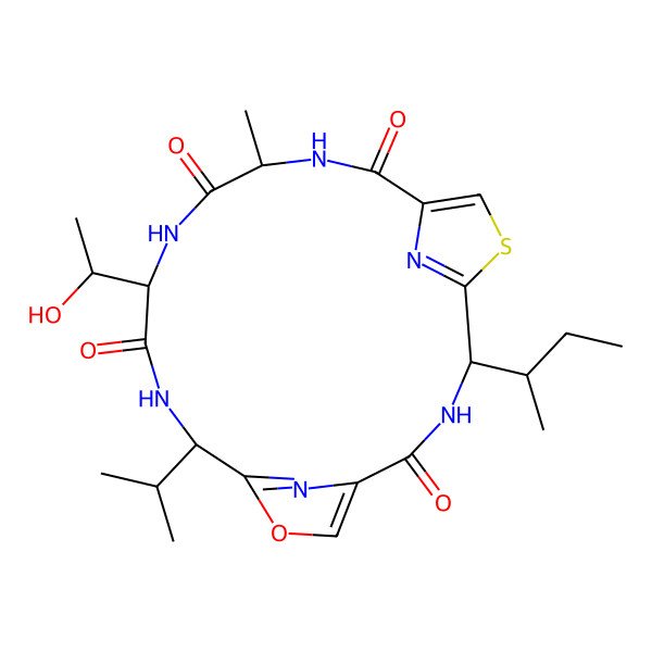 2D Structure of Microcyclamide 7806B