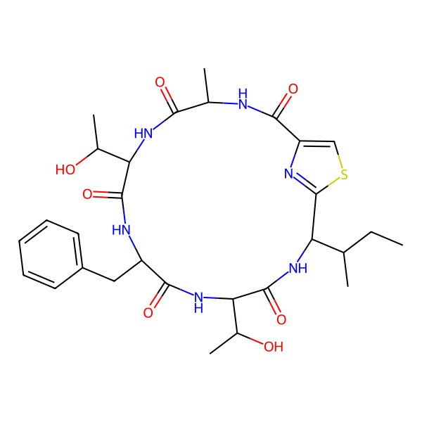 2D Structure of Microcyclamide GL616