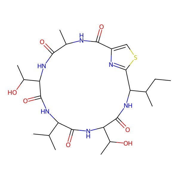 2D Structure of Microcyclamide MZ568