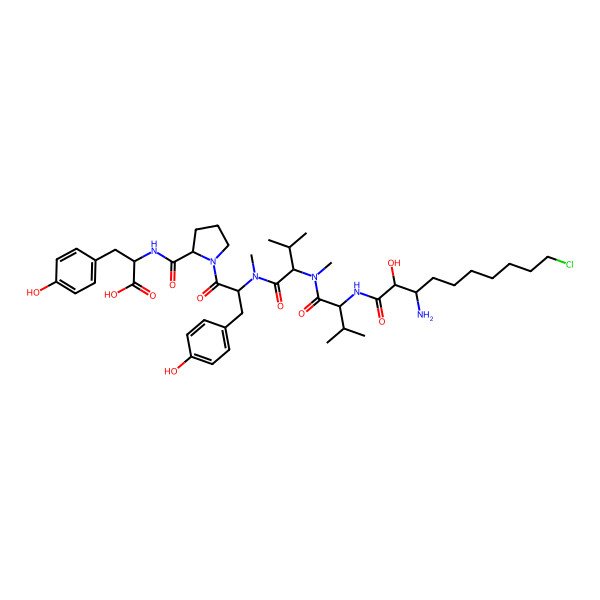 2D Structure of Microginin 299A