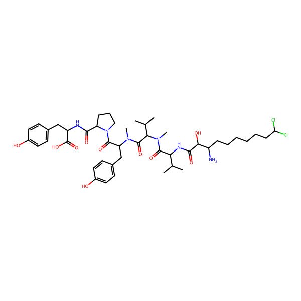 2D Structure of Microginin 299B
