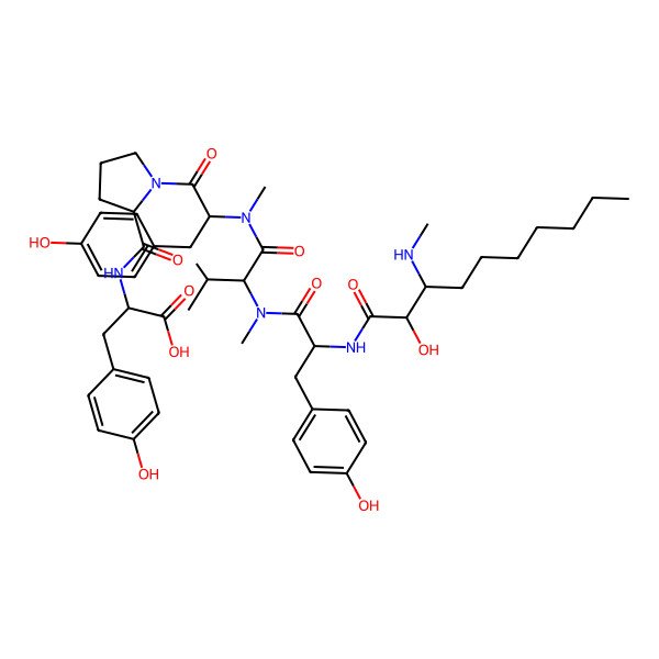 2D Structure of Microginin 51-B