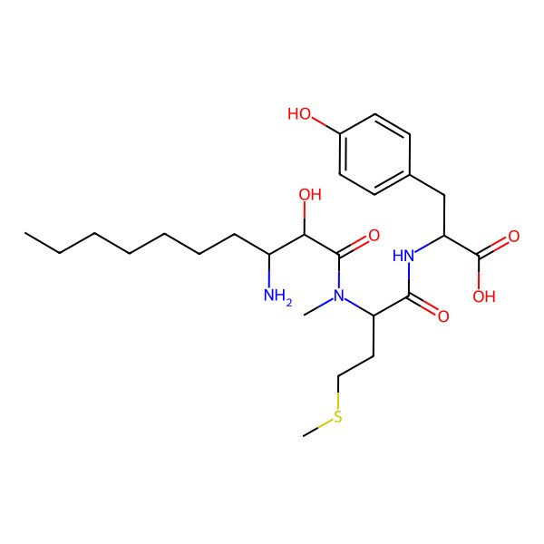 2D Structure of Microginin 511