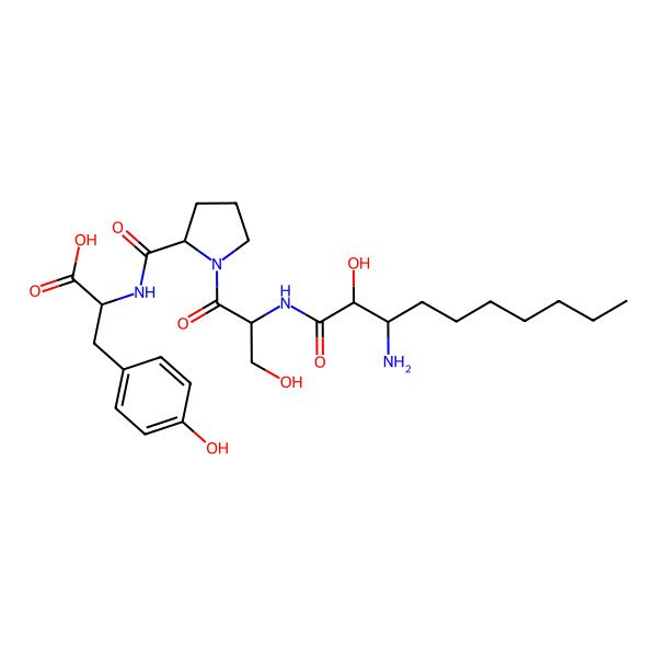 2D Structure of Microginin 550
