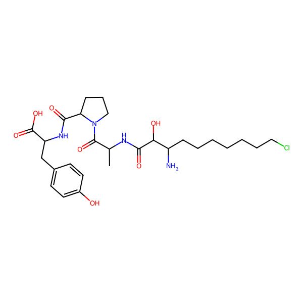 2D Structure of Microginin 568