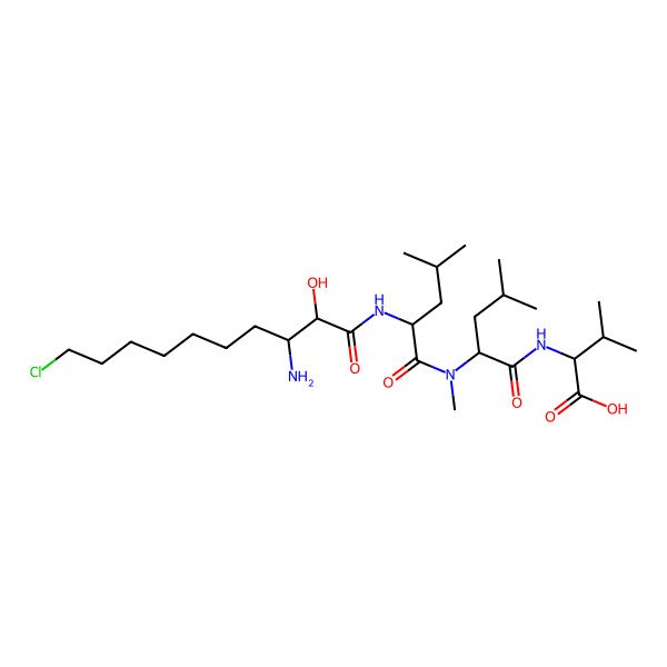 2D Structure of Microginin 576