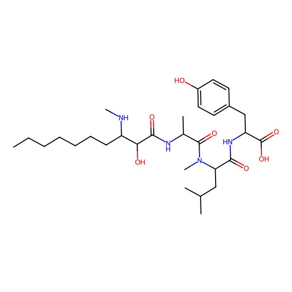 2D Structure of Microginin 578A