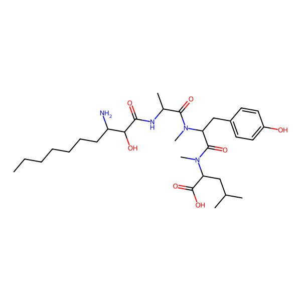 2D Structure of Microginin 578C