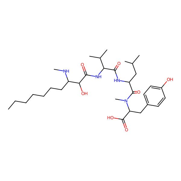 2D Structure of Microginin 606A