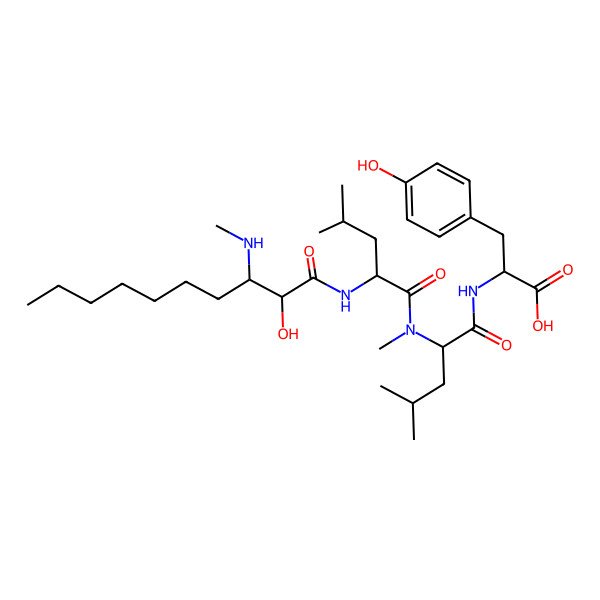 2D Structure of Microginin 620B